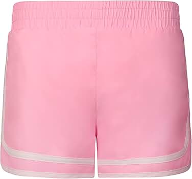Classic Shorts（pink） Amazon.com: Champion Girl's Solid Varsity Woven Shorts (Big