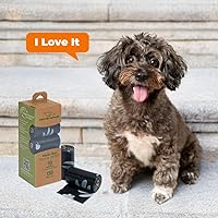 Vista 81 de Best Pet Supplies - Bolsas para limpieza de excremento de perro, rollo de repuesto, uso en exteriores, a prueba de fugas y desgarros, plástico