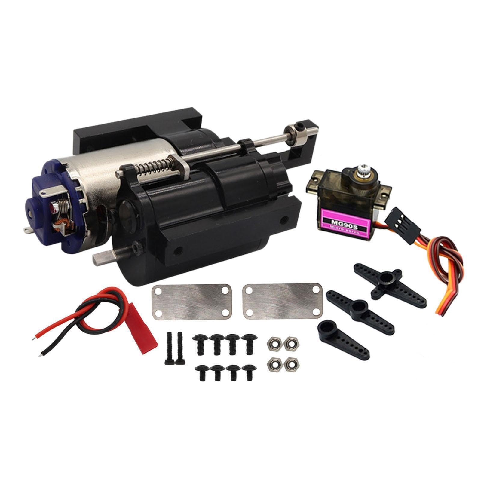 Parti di auto RC di facile installazione con supporto motore in metallo e accessorio di aggiornamento della trasmissione per hobbisti 1/12 112