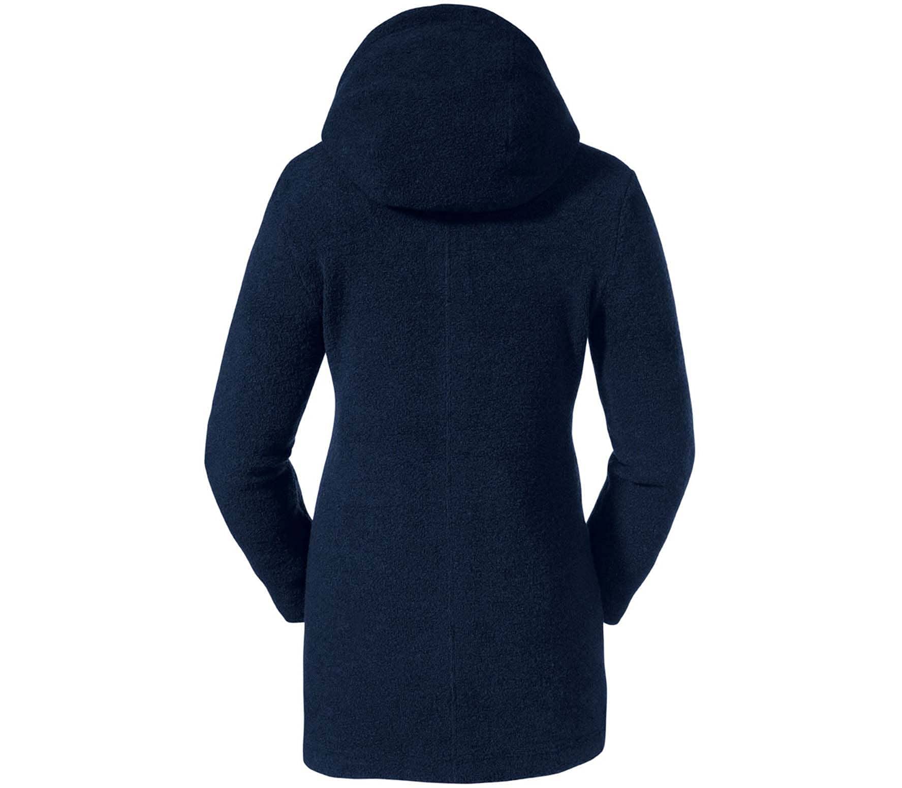 Schöffel Fleece Odessa Hoodie Sudadera con Capucha para Mujer, Blazer Azul Marino, 44