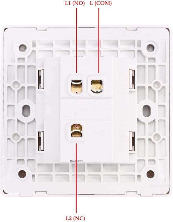 Push to Exit Button for Door Access Control System ABS Material with Mounted Back Box Square Classic Shape