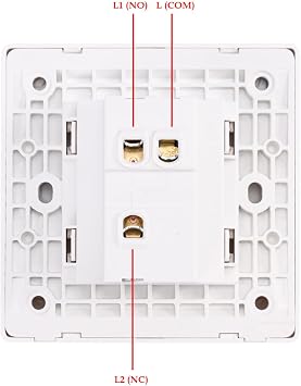Push to Exit Button for Door Access Control System ABS Material with Mounted Back Box Square Classic Shape