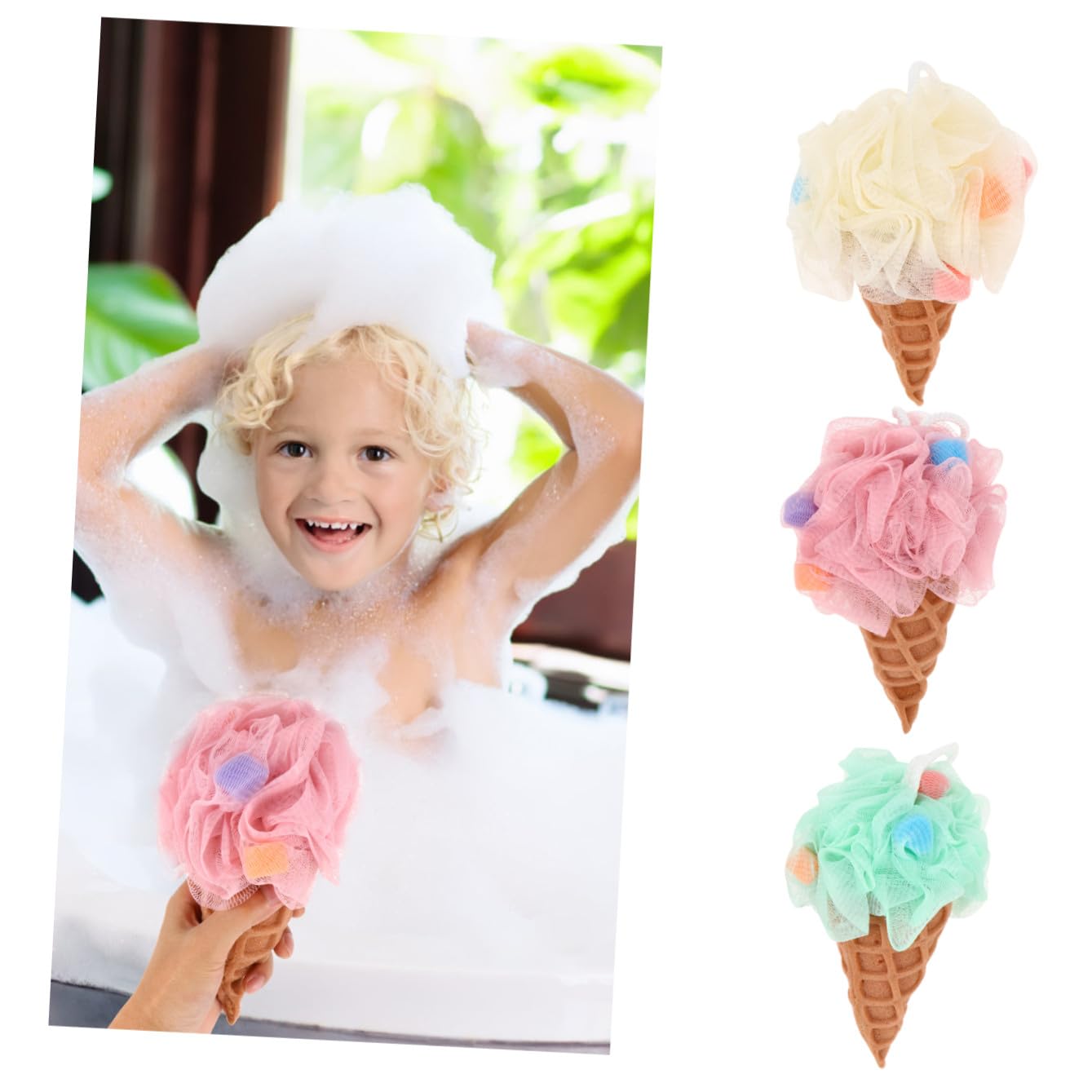 Healvian 9piezas Esponjas De Baño Exfoliantes De Formato Helado y Eficaz Para Adultos Para Ducha y Limpieza De Piel