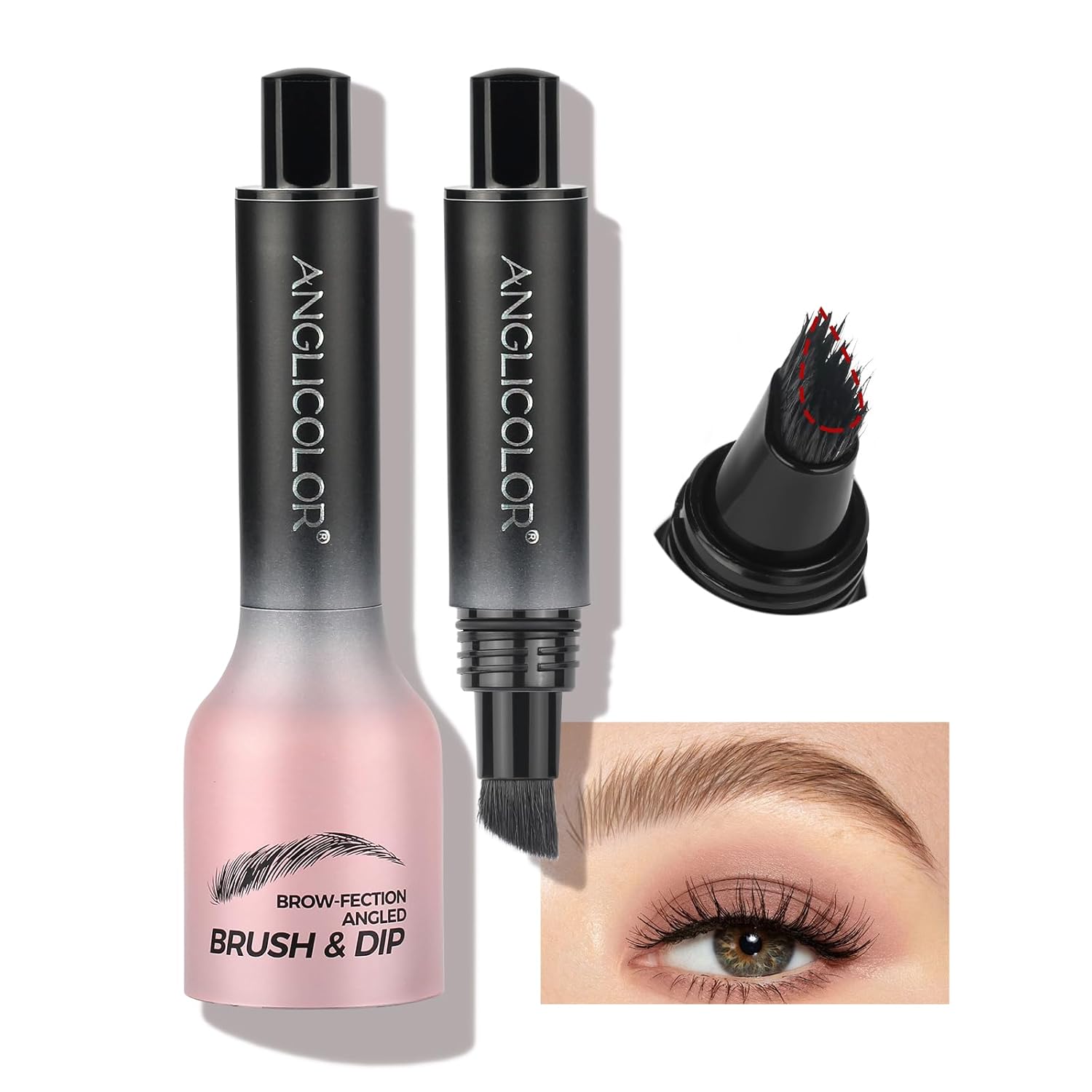 Upgraded Liquid Microblading Eyebrow Pen,Teardrop Angled Micro Eyebrow Brush To Microblading Eyebrow,Hair-Like Strokes,Natural Easy To Color Long Lasting Quick Drying (#02Taupe)