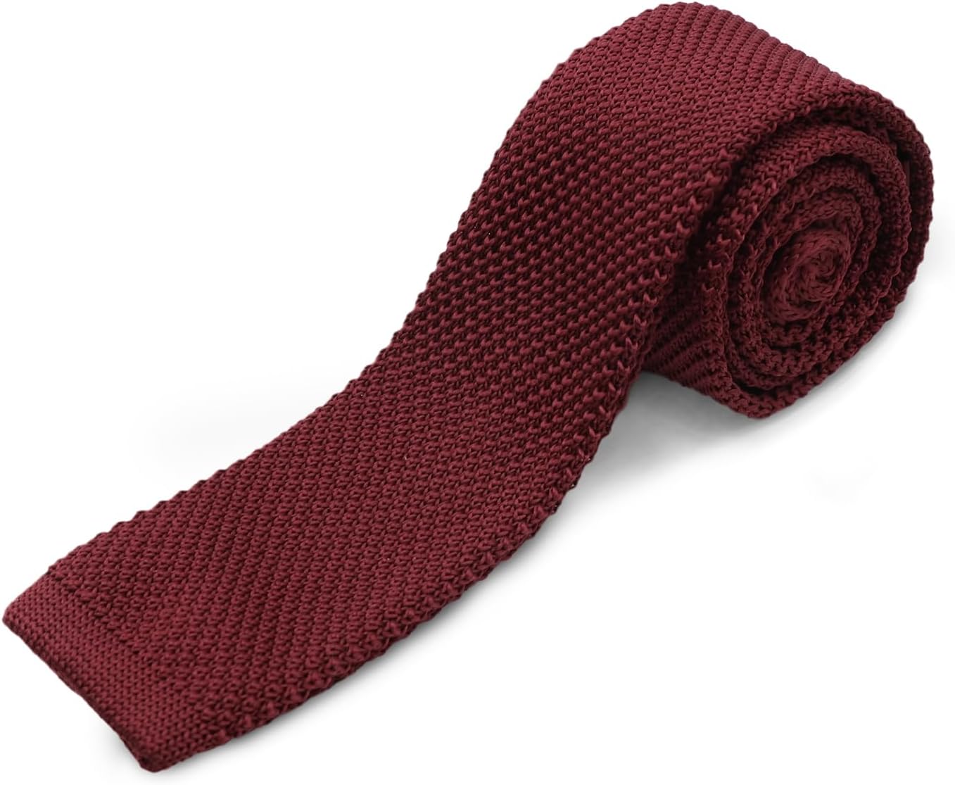 Knit Ties for Men, Solid Color Men's Ties Skinny Mens Neckties for Formal Business Meeting Daily Wedding Party