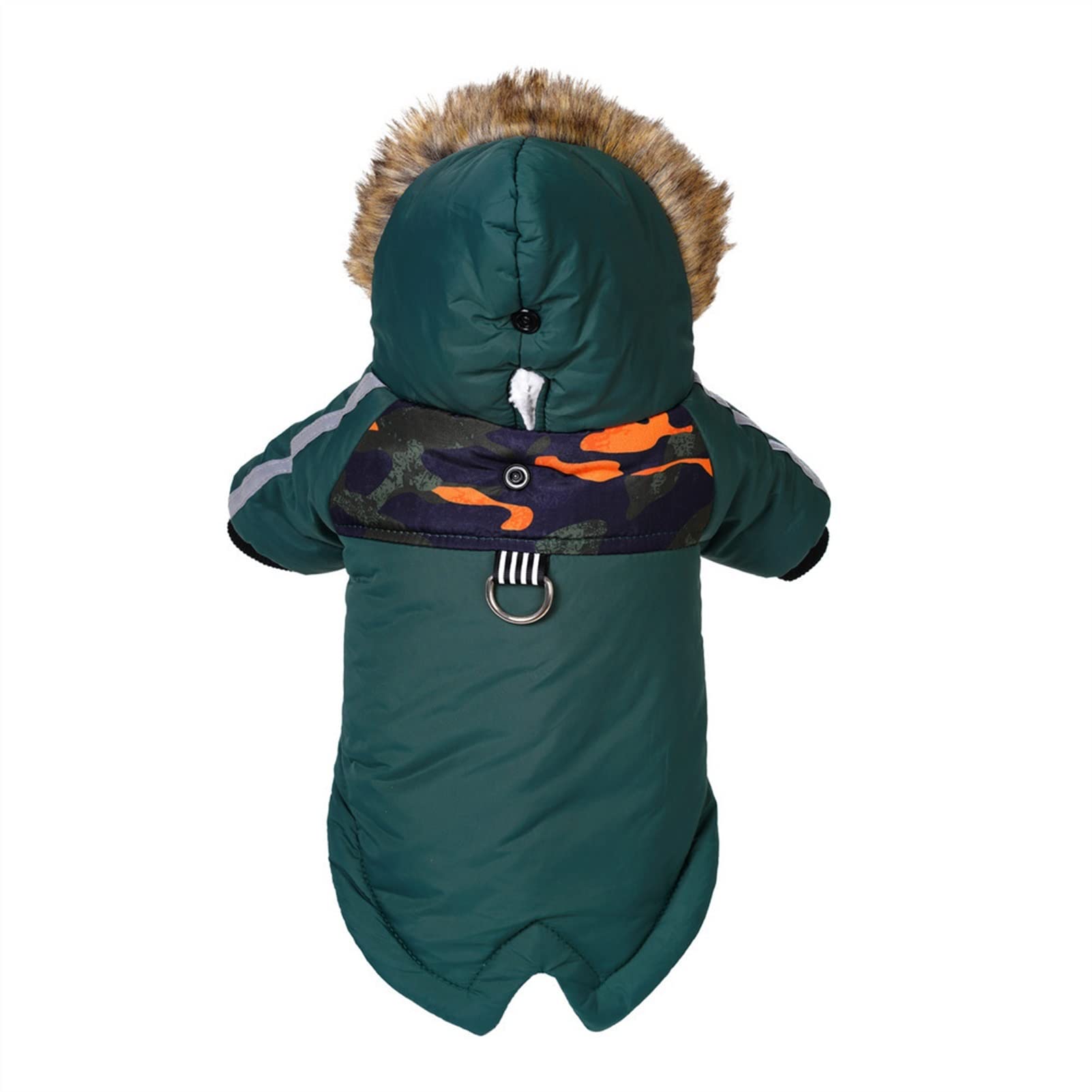 Veste pour petit chien chaud et chat fini les frissons avec ce manteau imperméable vert M