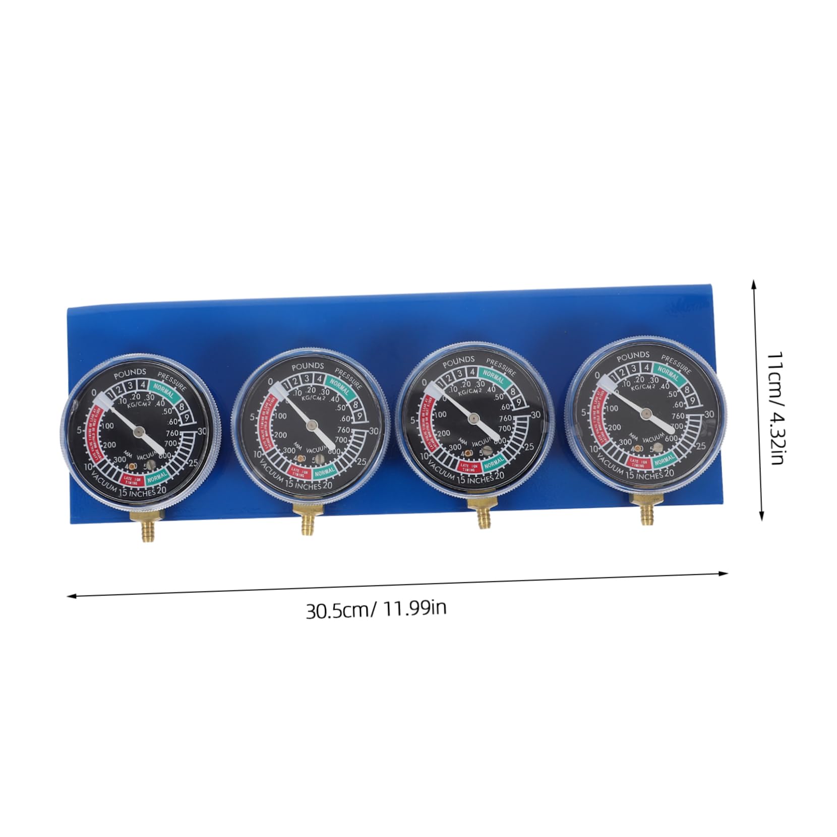 OUNONA Kit Vacuometro per Moto a 4 Cilindri, Strumento di Bilanciamento con Tubo Flessibile, Kit Diagnostica Motore per Manutenzione e Sincronizzazione Manutentori