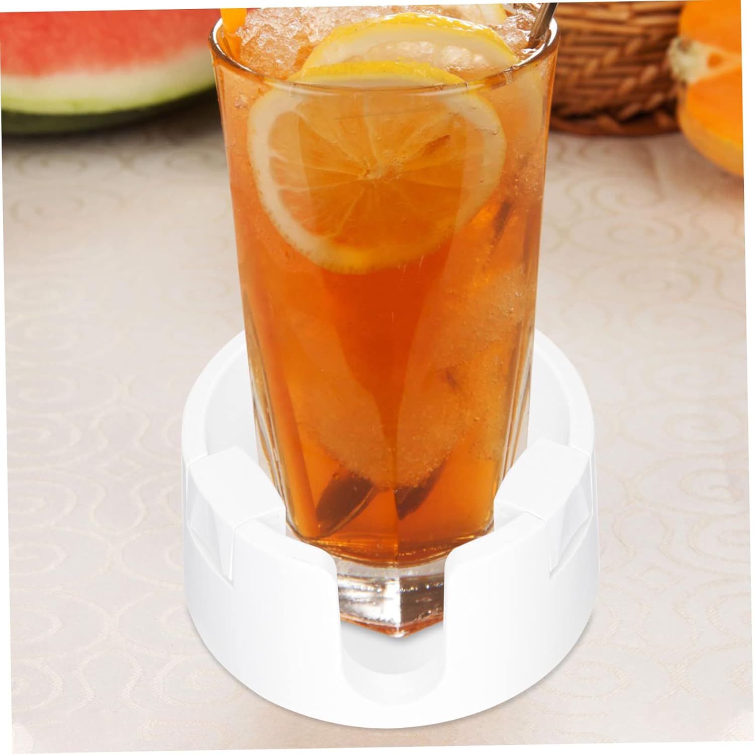 GARVALON 2pcs Cup Holder Table Desk Accessory for Living Room Spill-Resistant Heat Insulated