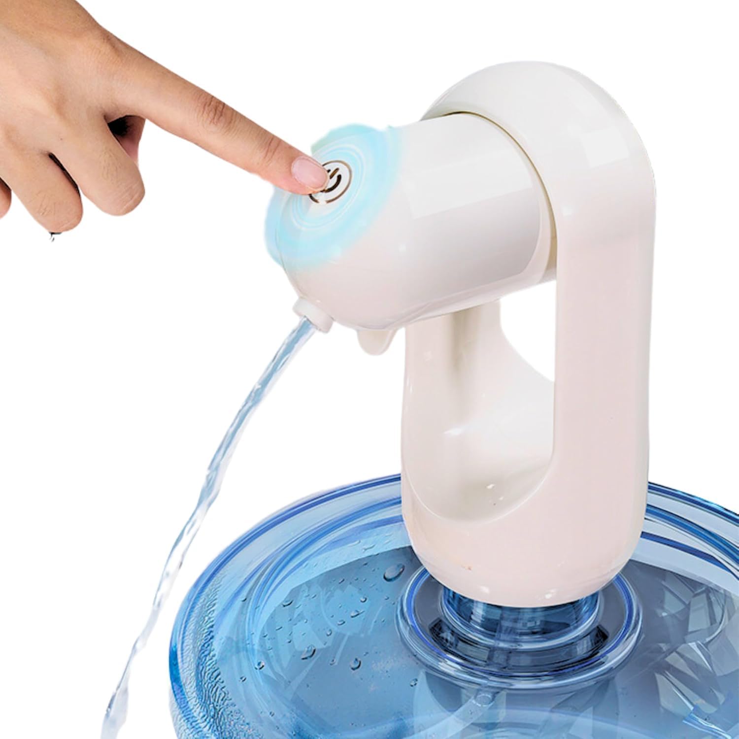 HomeEssentials Water Can Dispenser - Automatic Wireless Portable Mini Rechargeable Water Bottle Dispenser Water Dispenser for 20 Litre Bottle with USB Cable, White (B0DB61DSW4) Amazon Price History, Amazon Price Tracker