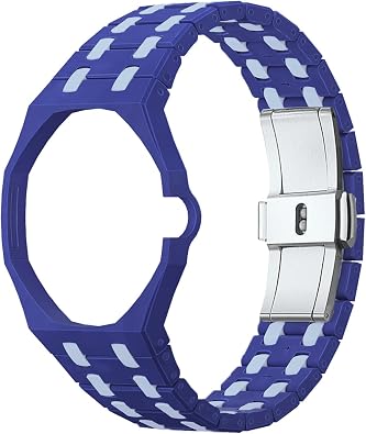 Bio-Ceramic Watch Band Replacement for Swatch X Royal Pop