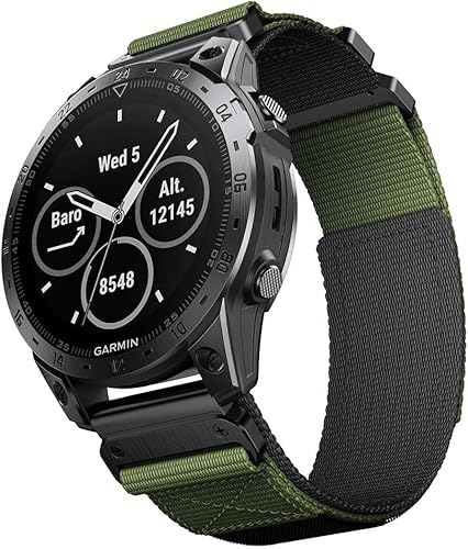 Miniatura 3 de EKINGEEK Correa de reloj compatible con Fenix 6X7X, correa de reloj de nailon suave de 1.024 in de repuesto para Fenix 5XFenix 5X PlusFenix 3Fenix