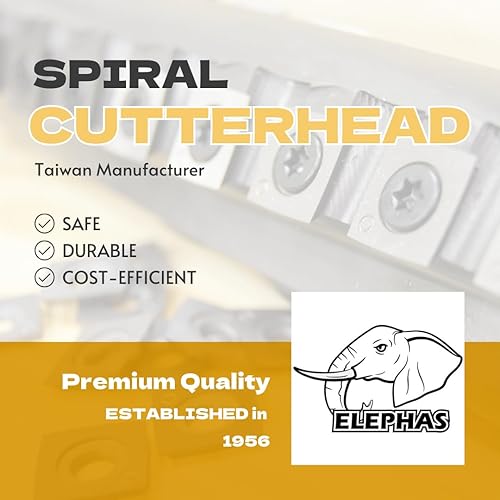 Miniatura 6 de ELEPHAS -Cabezal de corte de carpintería para Dewalt Planer DW733-734