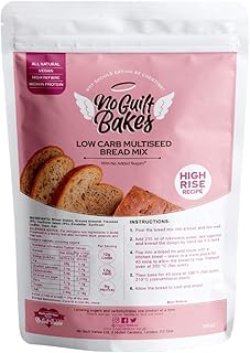 Sponsored Ad – No Guilt Bakes Multiseed Bread Mix – Low Carb, Keto Friendly, Vegan, High Protein, High Fibre & Sugar Free...