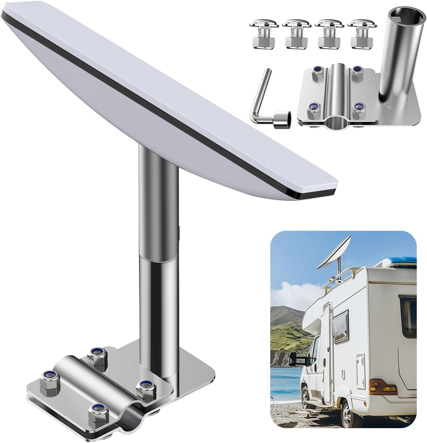 Amazon.com: Starlink Gen 3 RV Ladder Mount & Roof Rack Mount - Load ...