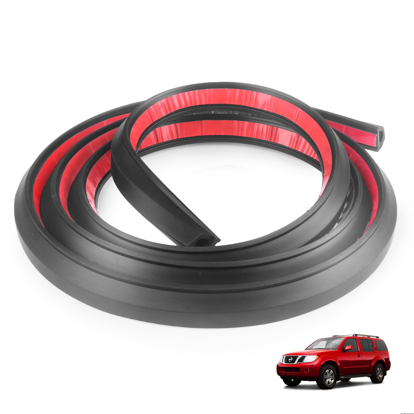 6.56 Ft Car Cable Wire Hider with Adhesive Backing Windshield Wire Hider Universal Car Cord Concealer for Car Roof Rack Light Bar-1PC