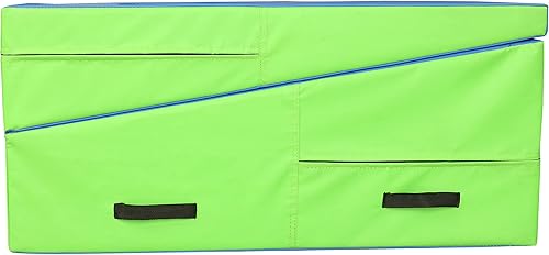 Miniatura 3 de PRISP Colchoneta plegable inclinada para gimnasia, 71 x 30 x 14 pulgadas, con cuña para niños