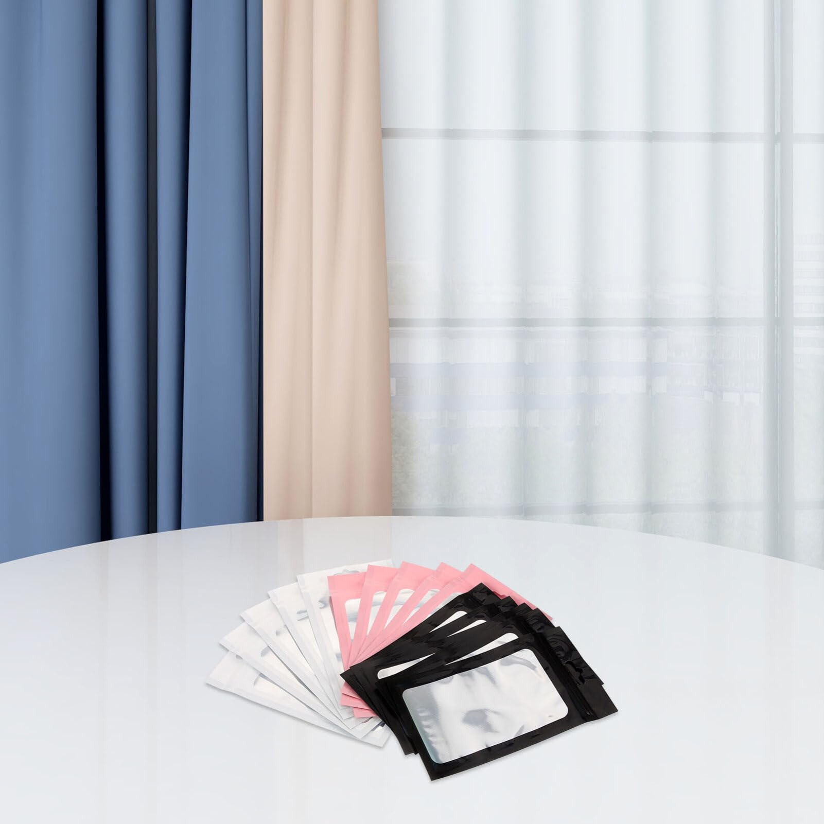 VILLCASE 90 Pack Self-Seal Jewelry Storage Bags Clear Window Earring Ring Pouches for Business Travel