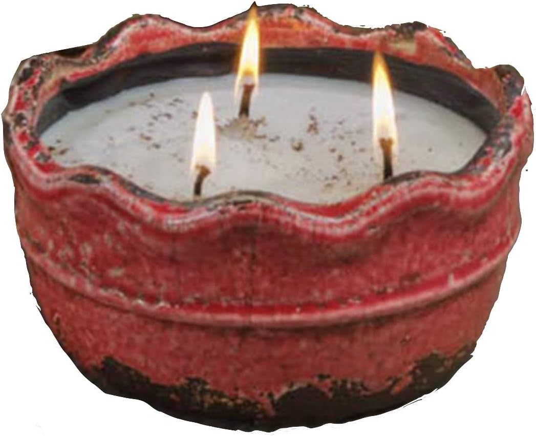 Swan Creek 17 Ounce 50+ Hour "Roasted Espresso" Ruffled Bowl Soy Wax Candle