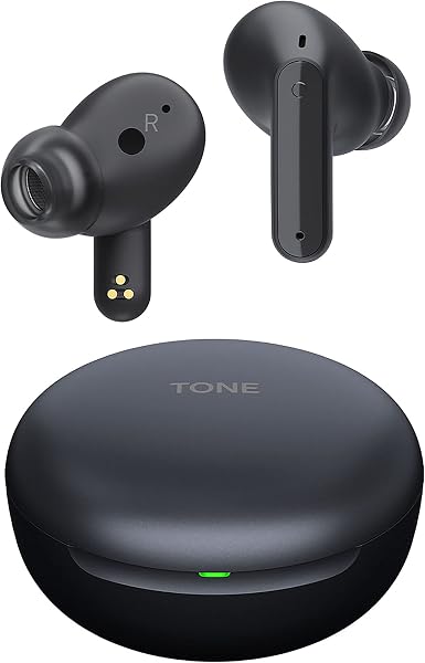 LG TONE Free FP5 - Enhanced Active Noise Cancelling True Wireless Bluetooth  Earbuds (TWS) with Meridian Sound, Immersive 3D Sound, 3 Mics, 22 Hrs  playtime : Electronics