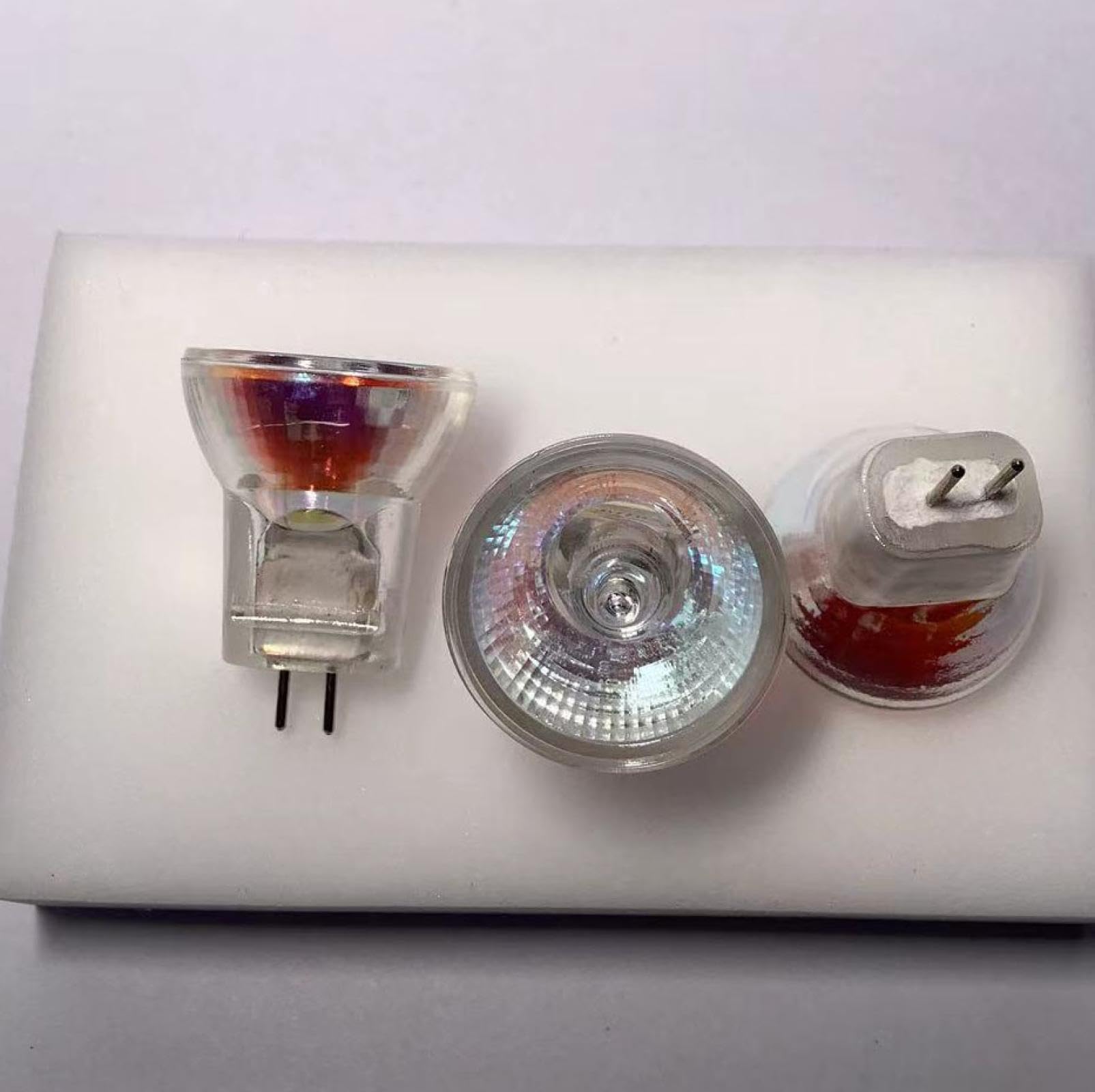 6PC MR8 6V 5W Lampe Birne Ersatz Scheinwerferbirne 12V 35W MR8 Halogenlampe Landschaftslicht Dimmbar 12V 10W