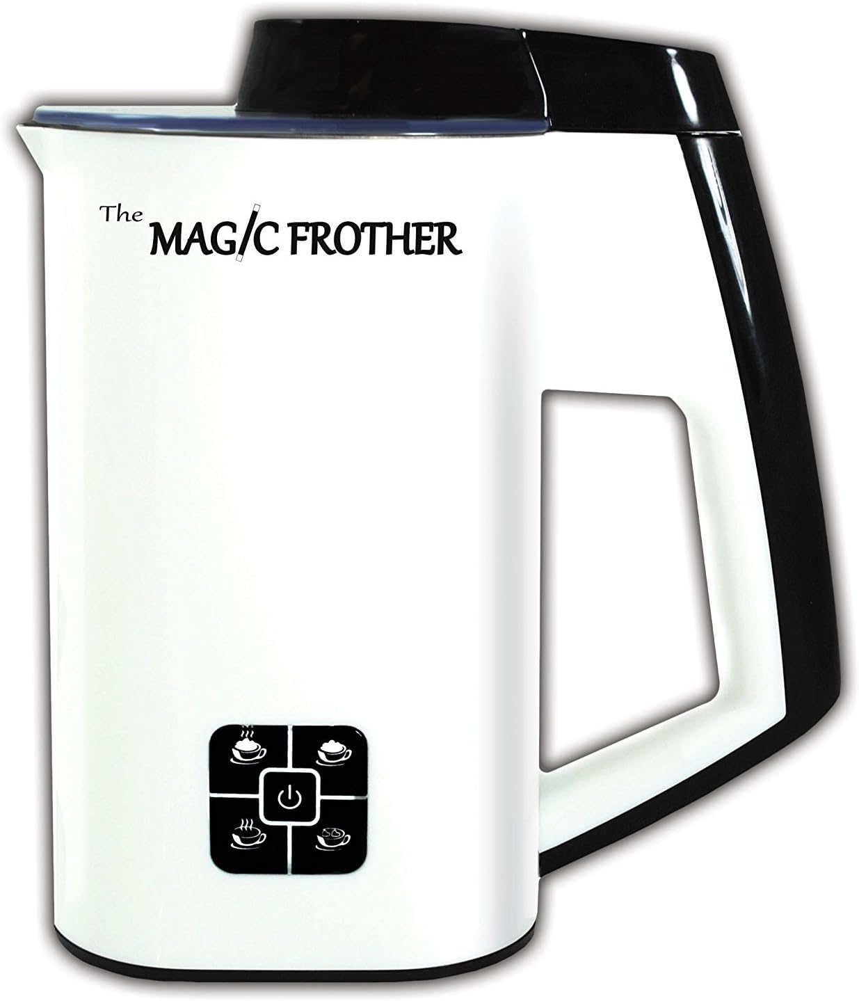 Premier Deluxe Automatic Electric Milk Frother and Heater Carafe for Coffee, Cappuccino, Latte, Hot Chocolate, Hot and Cold Froth or Heat only, Soft Touch Buttons