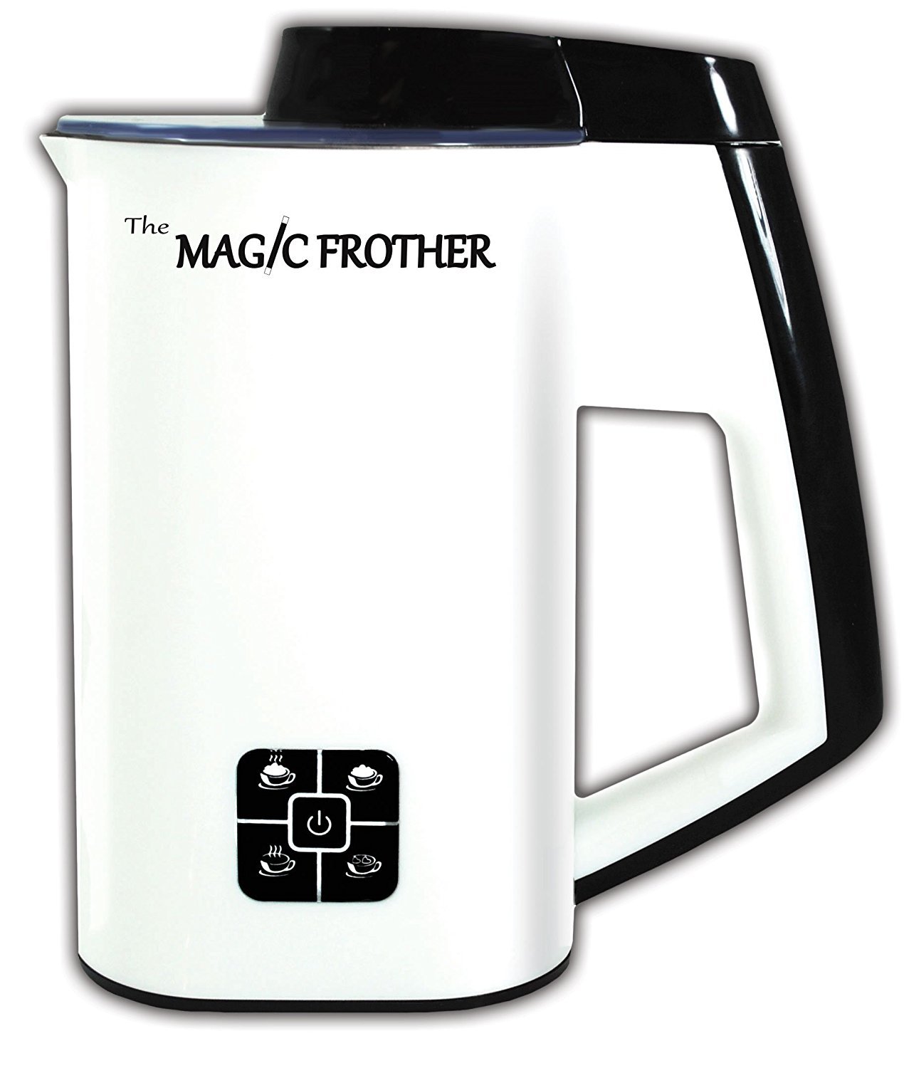 Premier Deluxe Automatic Electric Milk Frother and Heater Carafe for Coffee, Cappuccino, Latte, Hot Chocolate, Hot and Cold Froth or Heat only, Soft Touch Buttons