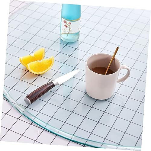 Miniatura 6 de Mesa de cristal Mesa redonda de cocina Mesa de comedor transparente de vidrio transparente Mesa de comedor transparente Mesa de vidrio transparente