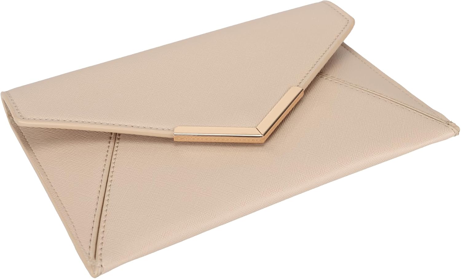 Dexmay Women Envelope Clutch Handbag Medium Saffiano Leather Foldover Clutch Purse - Image 6