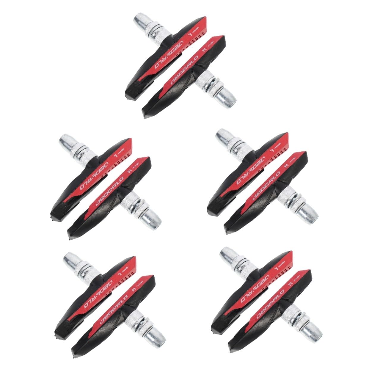SUPVOX Plaquettes De Frein De Vélo Plaquettes De Frein Cantilever Blocs De Frein De Vélo Excersize Plaquettes De Frein De Route pour Vélo Chaussures De Frein Universelles Plaquettes De