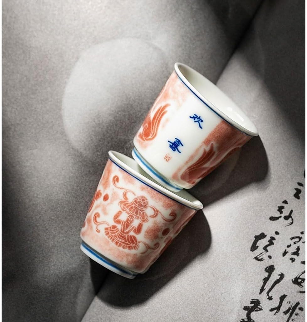 GSOUL Kungfu Tea cup Study Kung Fu Tea Set Personal Ceramic Cup Leisure Home Small Tea Cups