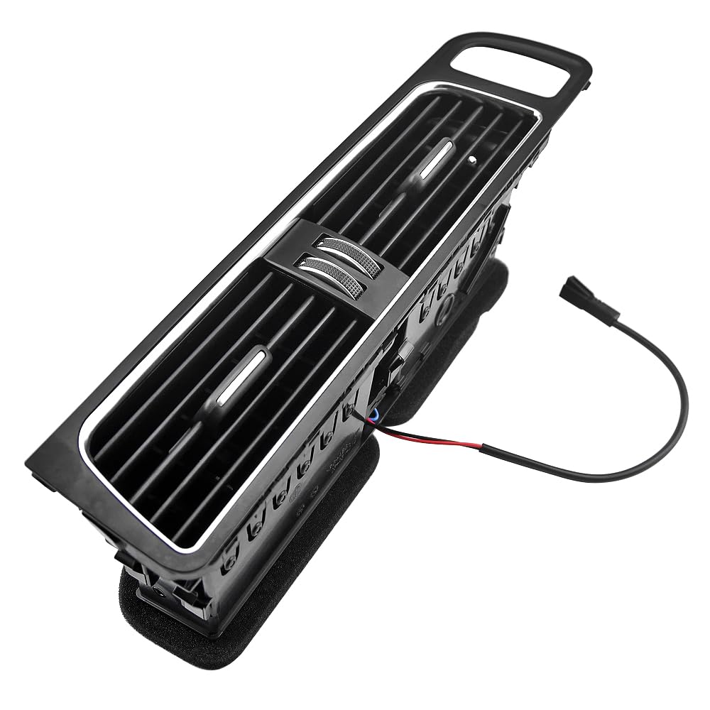 Grille d'aération centrale pour tableau de bord avant de la voiture Compatible avec Audi Q5 2009-2018 8R1820951GWVF-PT