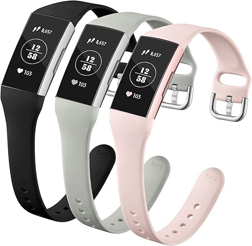 GEAK Compatible con Fitbit Charge 3 bandasFitbit Charge 4 bandas para mujer, bandas de repuesto de silicona suave y delgada para Fitbit Charge disponible en Yaxa Colombia