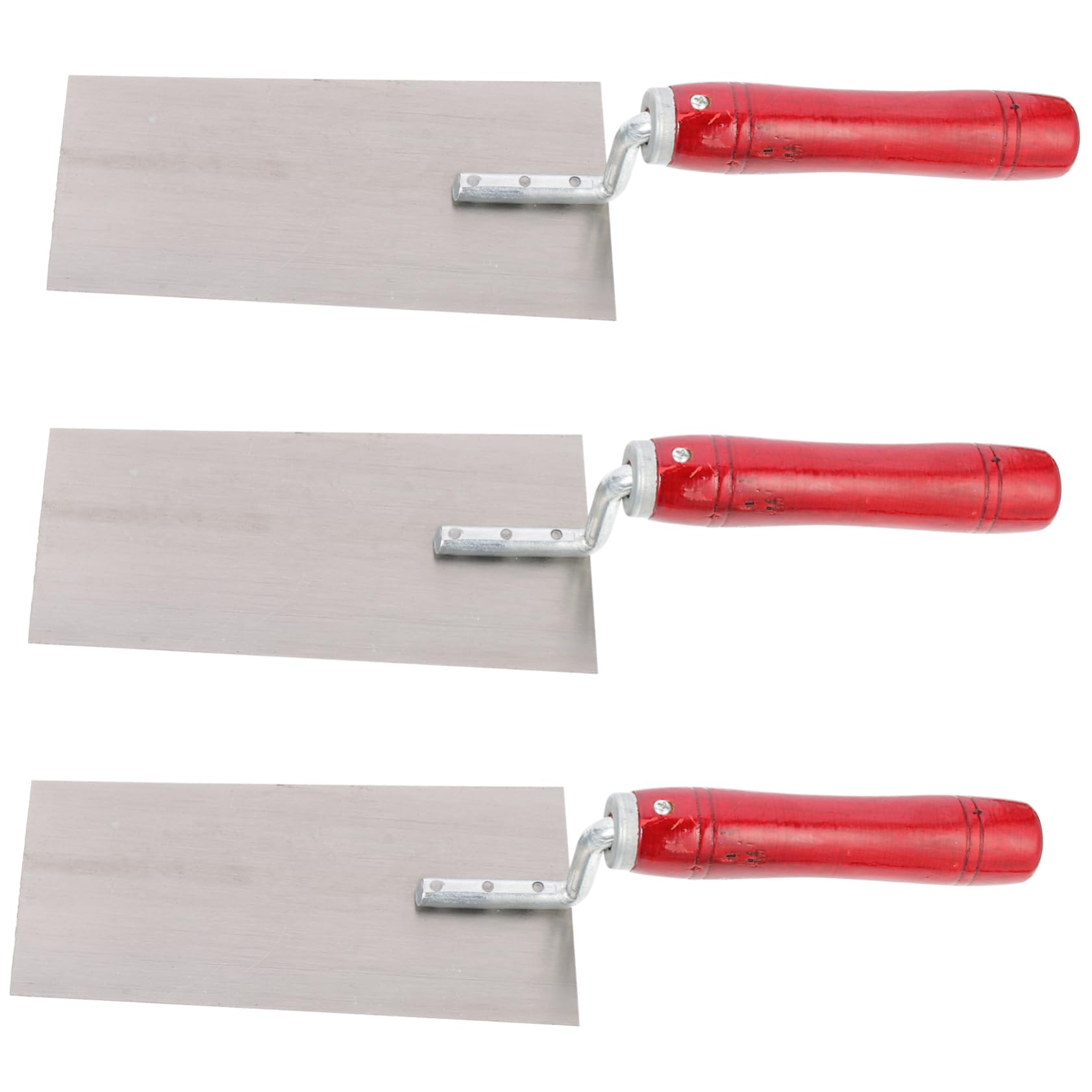 Homoyoyo 3 Piezas Yeso Raspadores De Masilla Estuco Paleta Calibradora Paletas Para Pisos De Margen Herramienta De Acabado De Hormigón Acero Inoxidable Albañilería Quitar El Aceite Masón