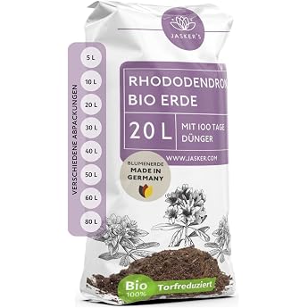 Rhododendron Soil 20 L Acidic Soil for Bog Plants Plant Soil with All Important Nutrients