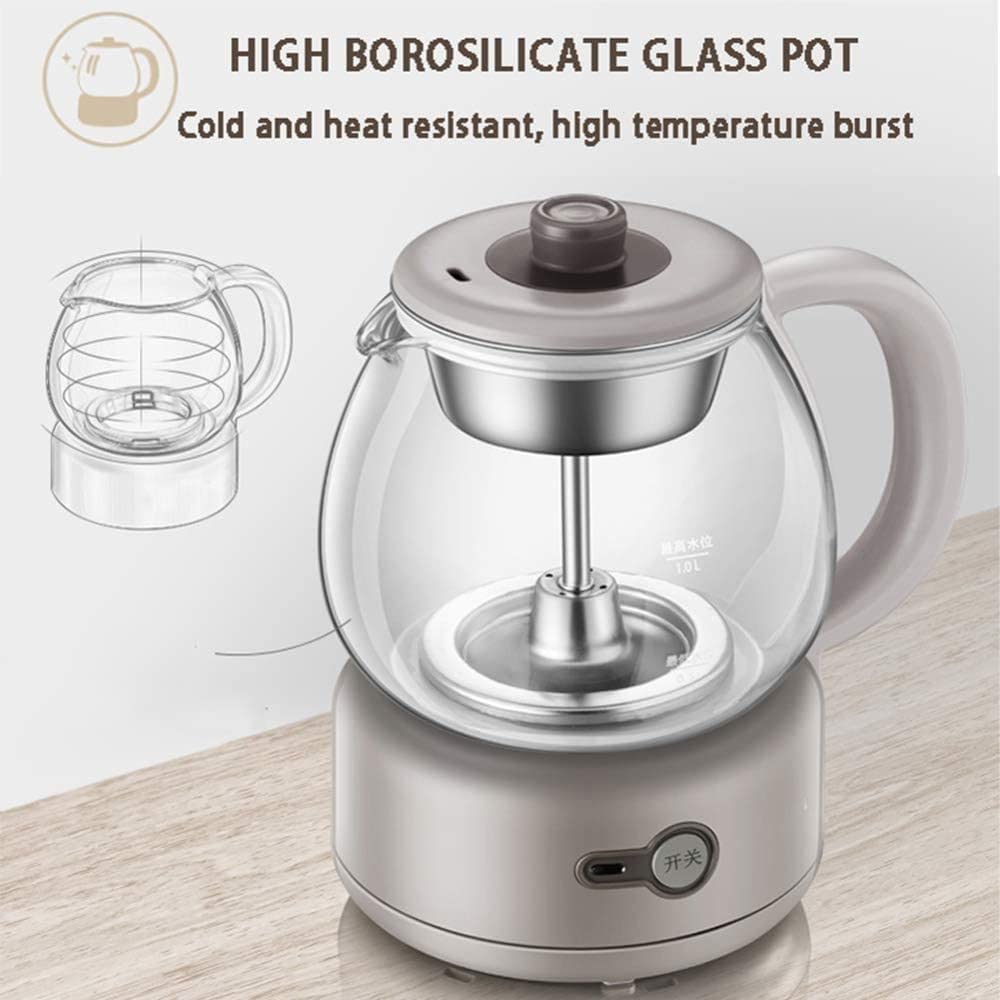 Théière Électrique En Verre Borosilicate 1L – 11 Températures Réglables, Maintien Au Chaud 8h