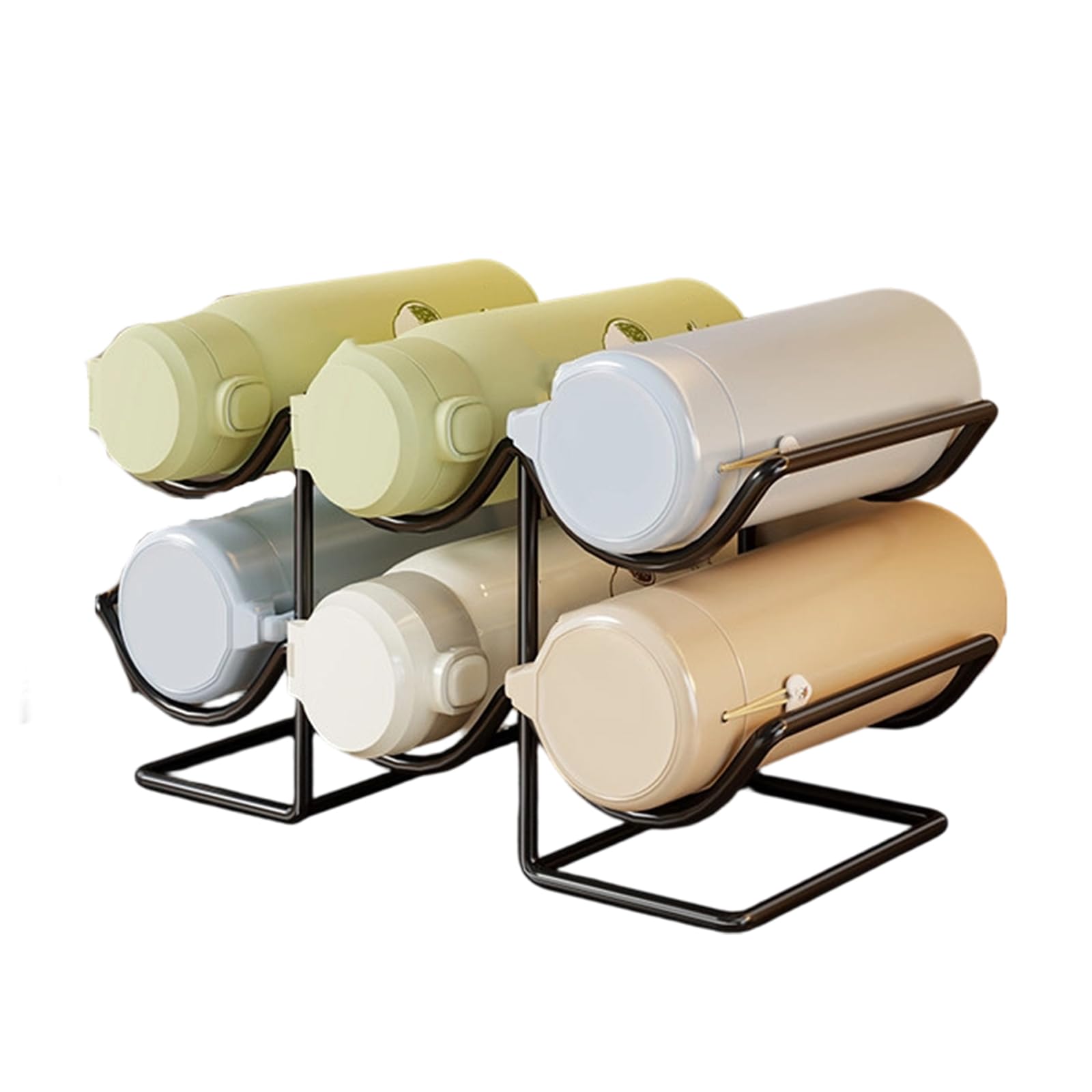 DSLKGWE Cup Management Systems for Mess Release Desk Built with Sturdy Iron Frame and Modern Aesthetic Organizers Iron Organizers