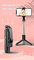 Vista 3 de Palo selfie, 4 en 1, mini trípode para selfie, extensible y portátil, soporte de trípode estable con control remoto inalámbrico desmontable