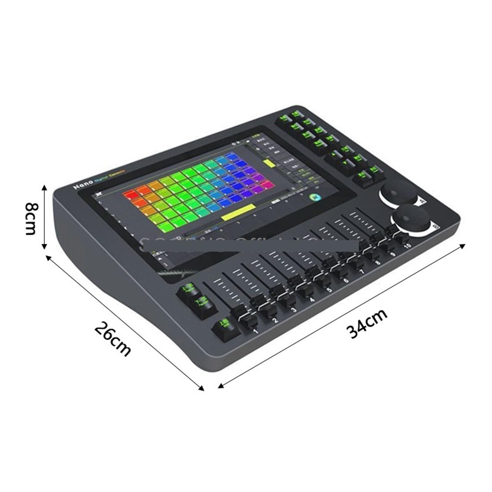 Kontroler DJ-ski, Kontroler DMX Light Sta Effects Oświetlenie Konsola DMX or Konsola główna Światło z ekranem o wysokiej jaości