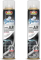 KIT 2 Limpa Ar Condicionado Breeze Carro Novo Pro auto 300Ml
