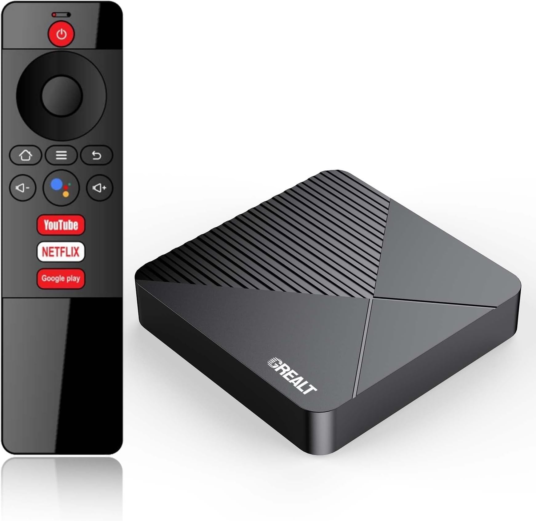 Android TV Box 13.0 8K 2025 Android Box 2GB RAM 16GB ROM Quad Core 64bit, Support Dual-WiFi 2.4G/5G WIFI6 3D HDR10+ BT5.0 with Voice Remote Control