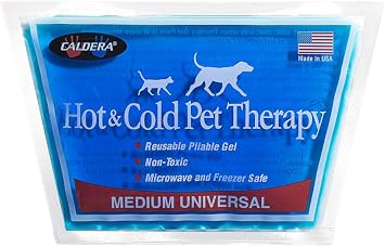 Caldera Pet Therapy Universal Wrap Carpal/Elbow with Gel, Medium, Black (PET205)