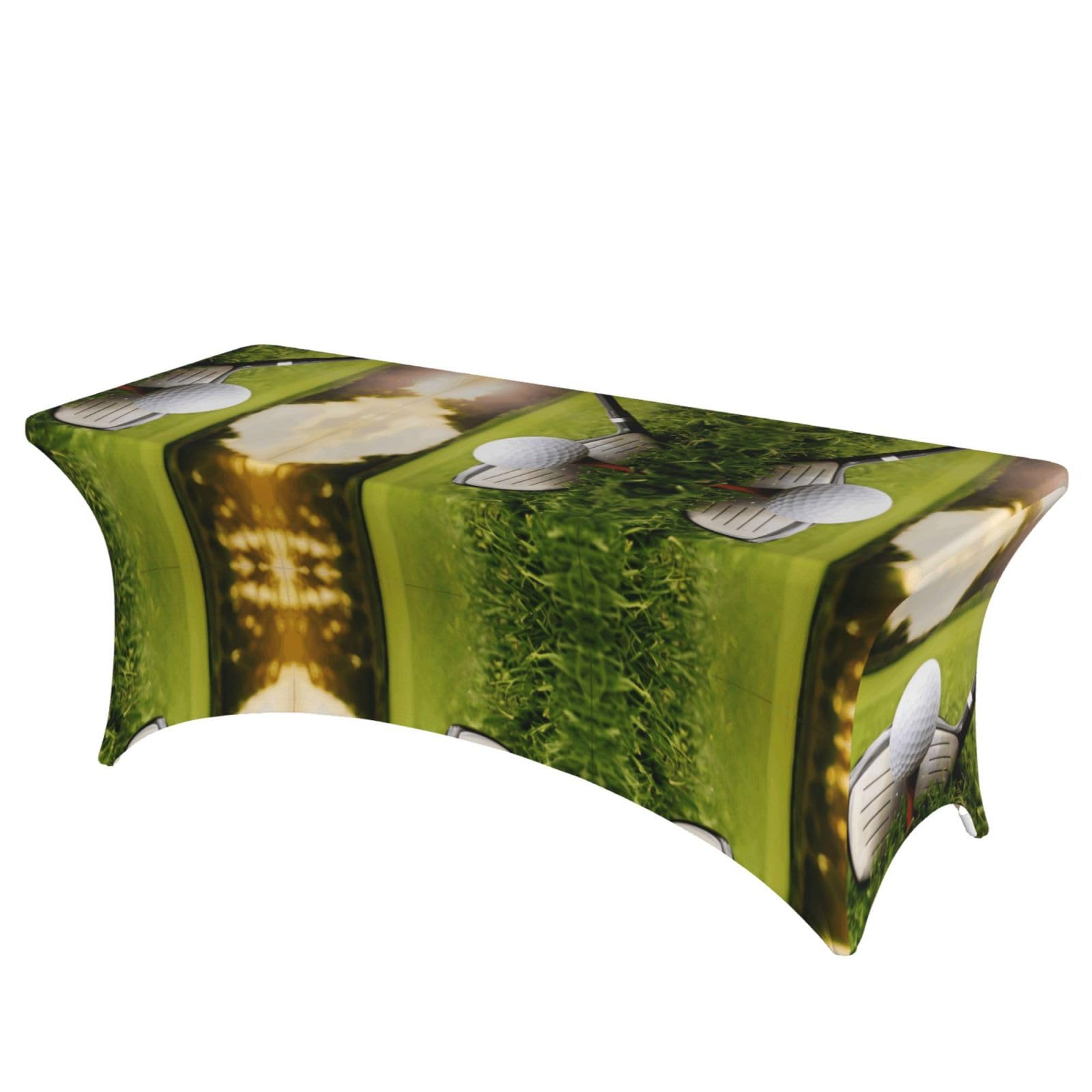 Nappe imprimée balle de golf抗 wind avec housses d'angle pour table 1,8 m