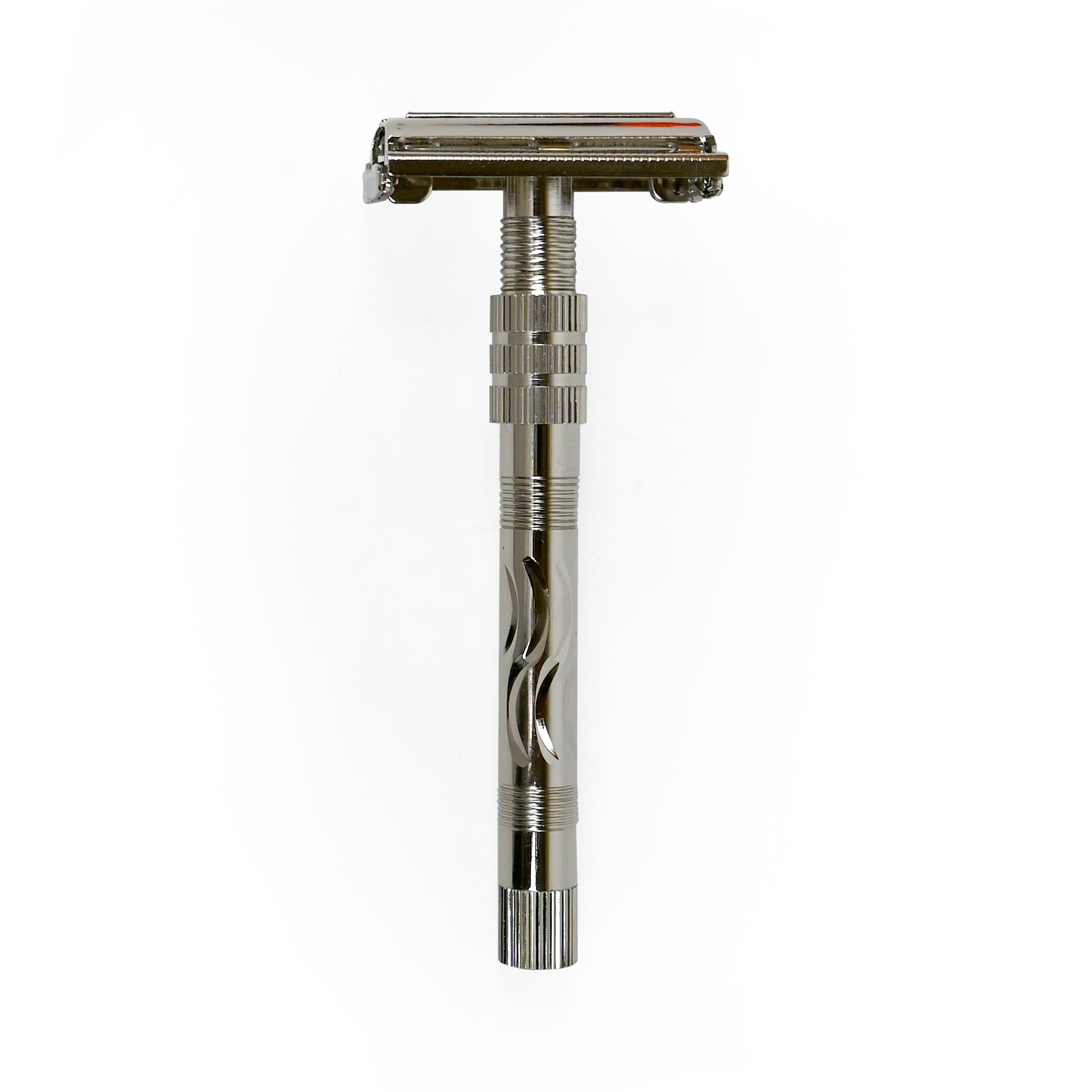 Tinku Double Edge Brass Safety Razor (T-007) Butterfly style (Silver) (B0CGPYS248) Amazon Price History, Amazon Price Tracker