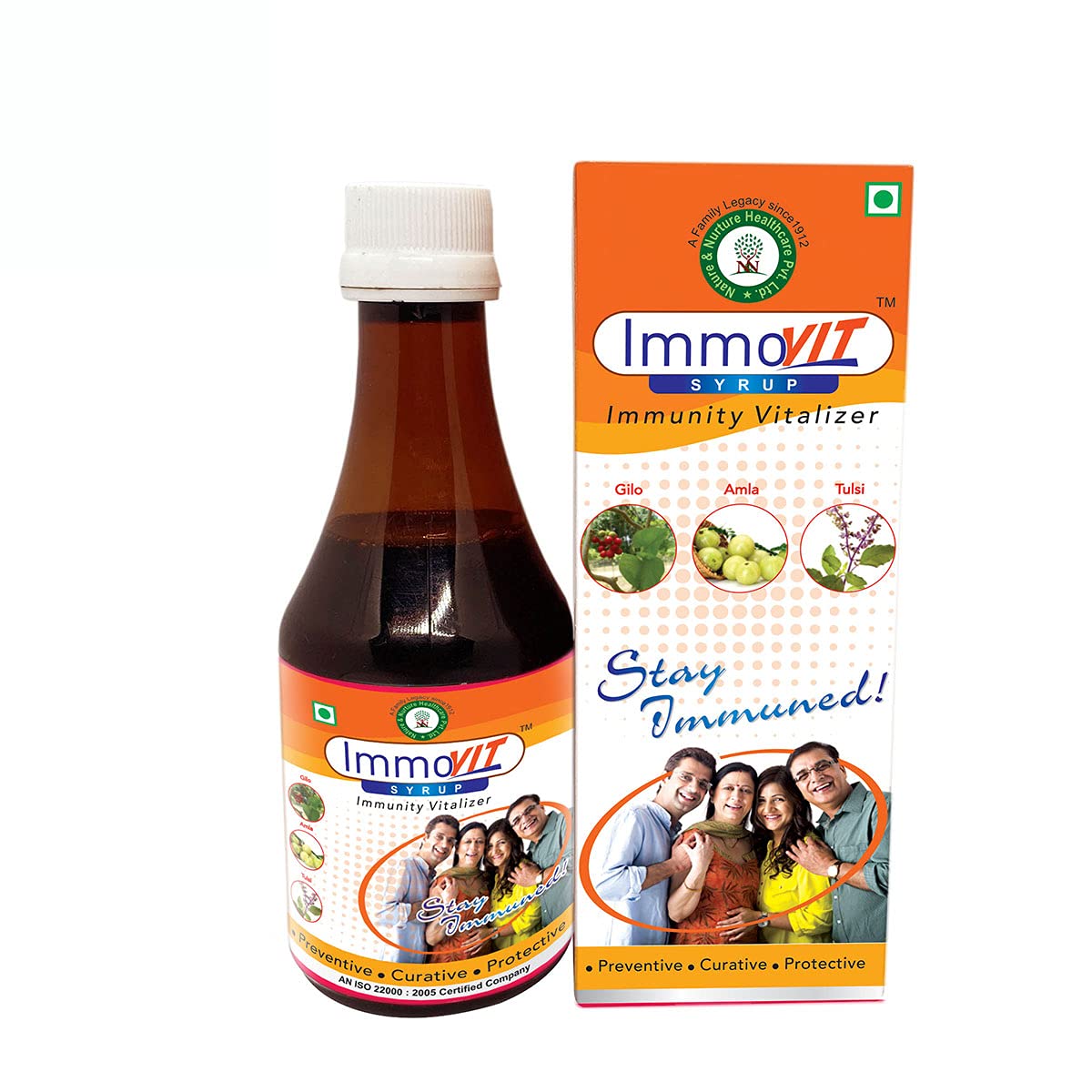 Nature & Nurture Immovit Syrup | Immunity Vitalizer | Preventive | Curative | Protective | 200 ML