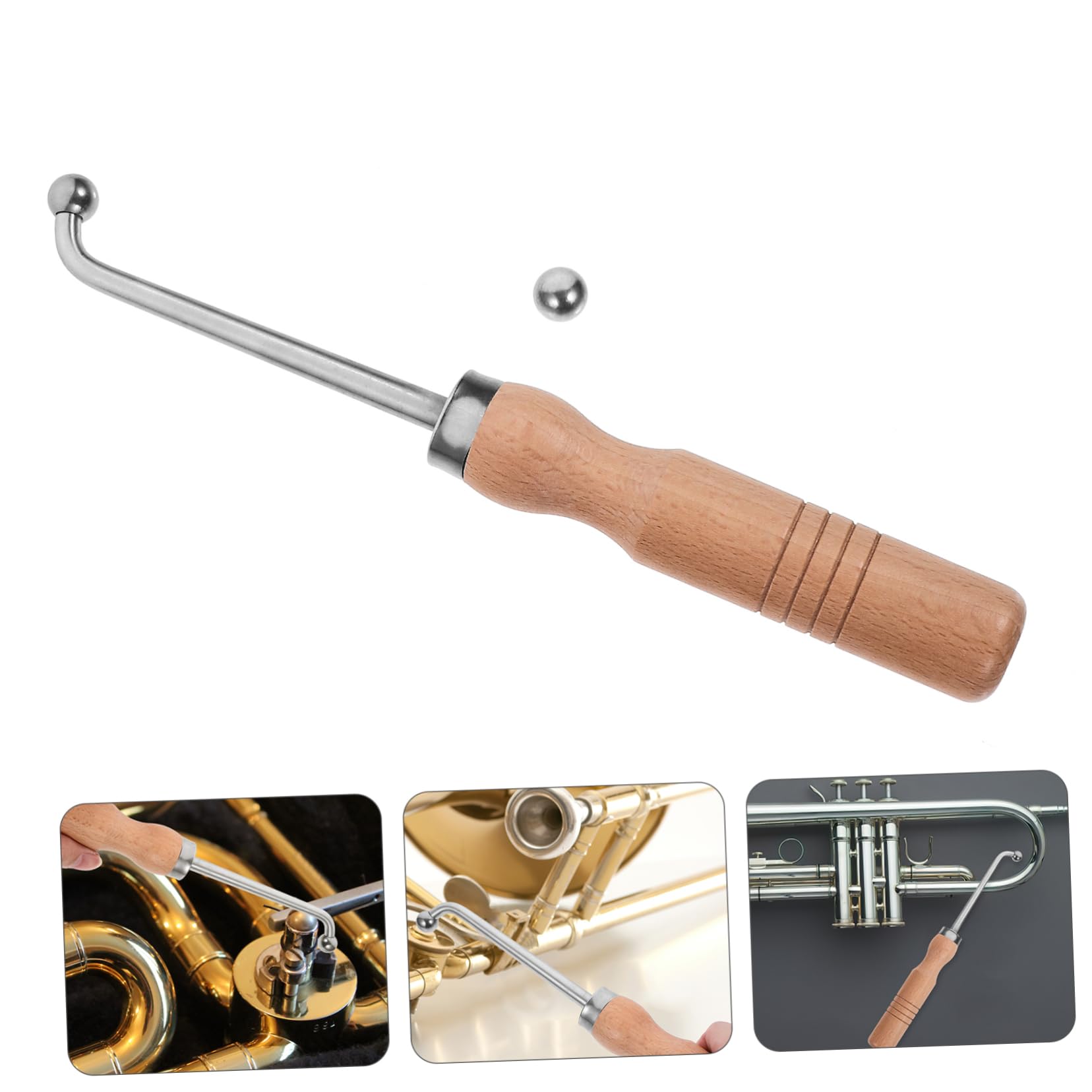 Kisangel 1 Juego Herramientas de Reparación de Instrumentos Musicales Herramienta de Incluye Bolas de Portátil y Práctica Orquestas