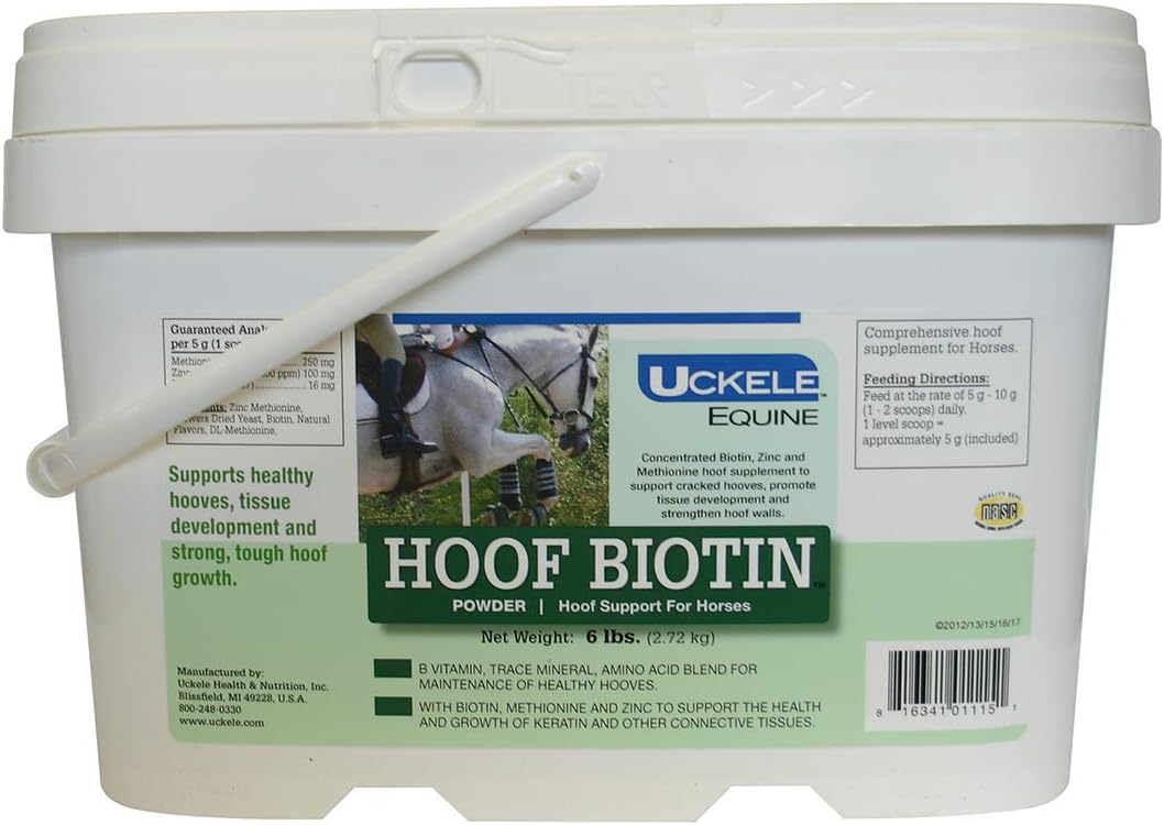 Uckele Hoof Biotin - Hoof Support for Horses - 6 pound (lb)