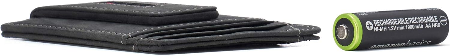 Alpine Swiss Harper Mens RFID Slim Money Clip Front Pocket Wallet Minimalist Leather ID Card Holder | RFID, Slim, Money Clip, Front Pocket, Minimalist, ID Card Holder - Image 6