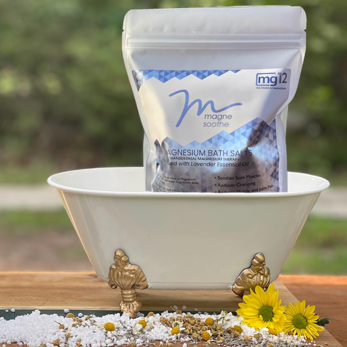5.5lb MagneSoothe Lavender Magnesium Bath Salt