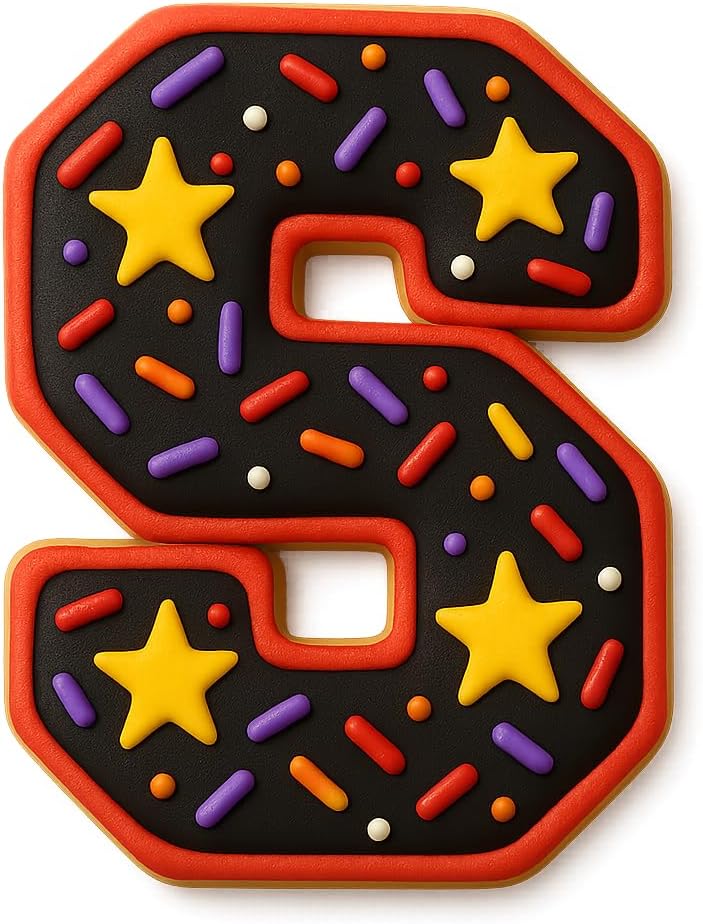 Mighty Gadget 4 inches Varsity Letters Cookie Cutters (S)