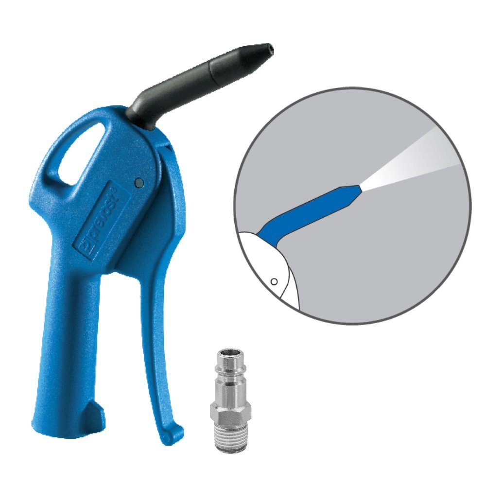 Pistole Di Soffiaggio In Sicurezza Per La Pulizia Sicura Tramite Soffiaggio Di Aria Compressa Nell'industria Manifatturiera - Foto 2